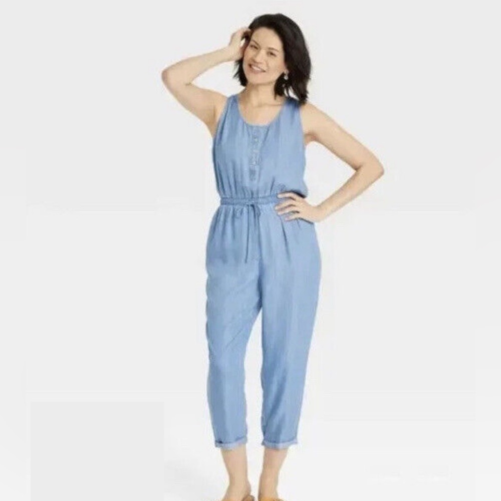 Knox Rose Denim Jumpsuit 4x xxxxl Plus Size